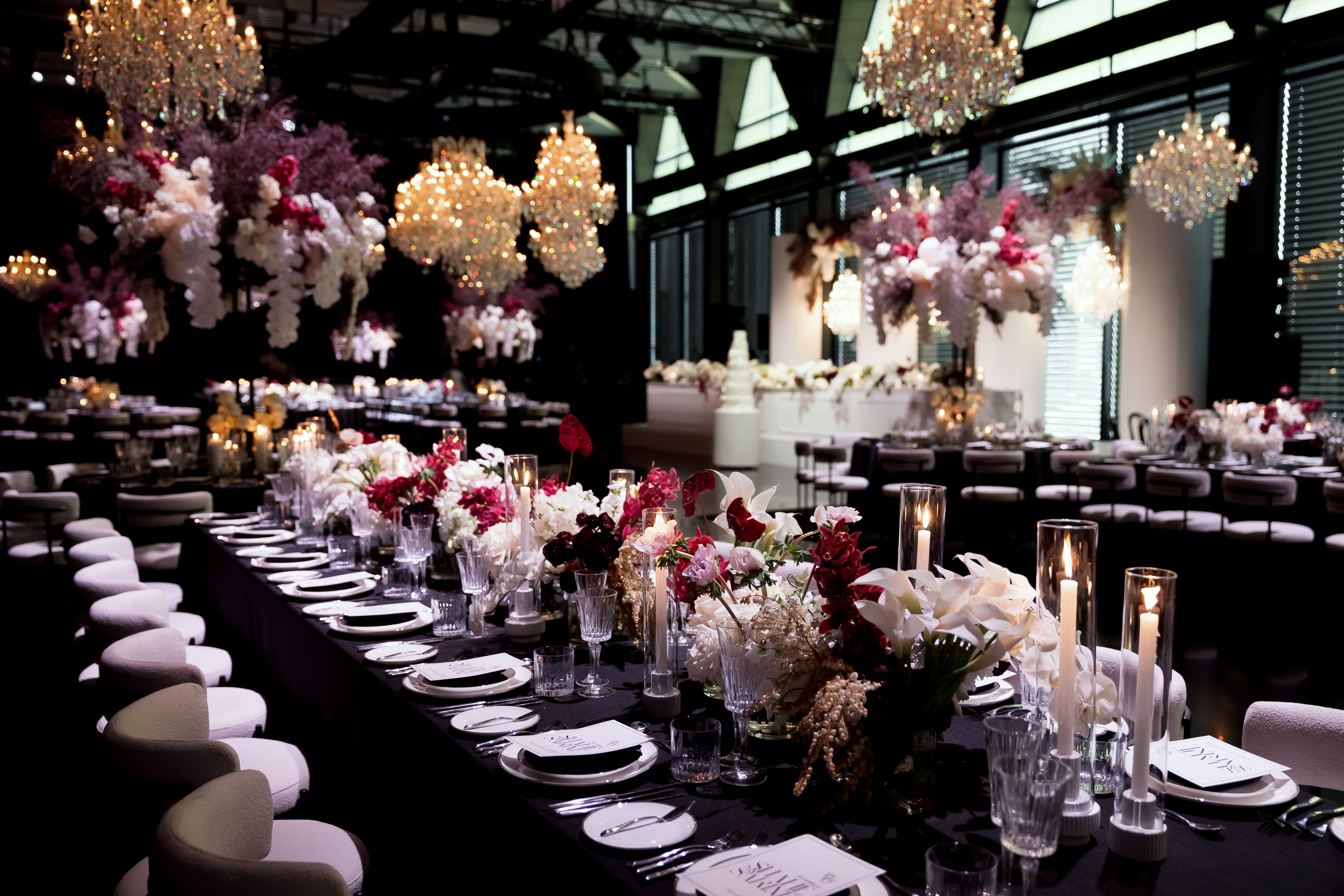 The Jewel chandelier hire Sydney, custom crystalled bespoke statement chandelier designed and built in Sydney